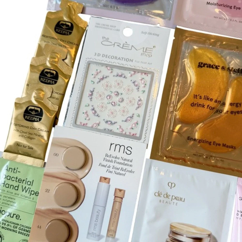 NEW 20pc Lot Self Care Spa Bundle Eye Masks, K-Beauty, Disney, Clé de Peau, RMS